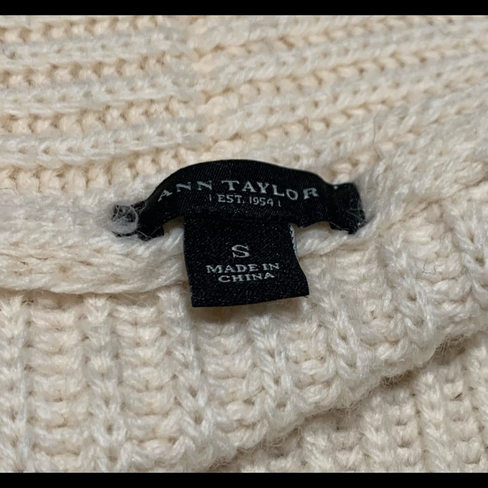 ANN TAYLOR cozy alpaca blend crossover cardigan - Picture 12 of 13